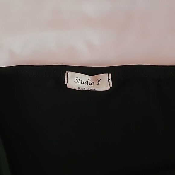 Studio Y strapless black cheetah dress no tag measurements pictured - Picture 7 of 8